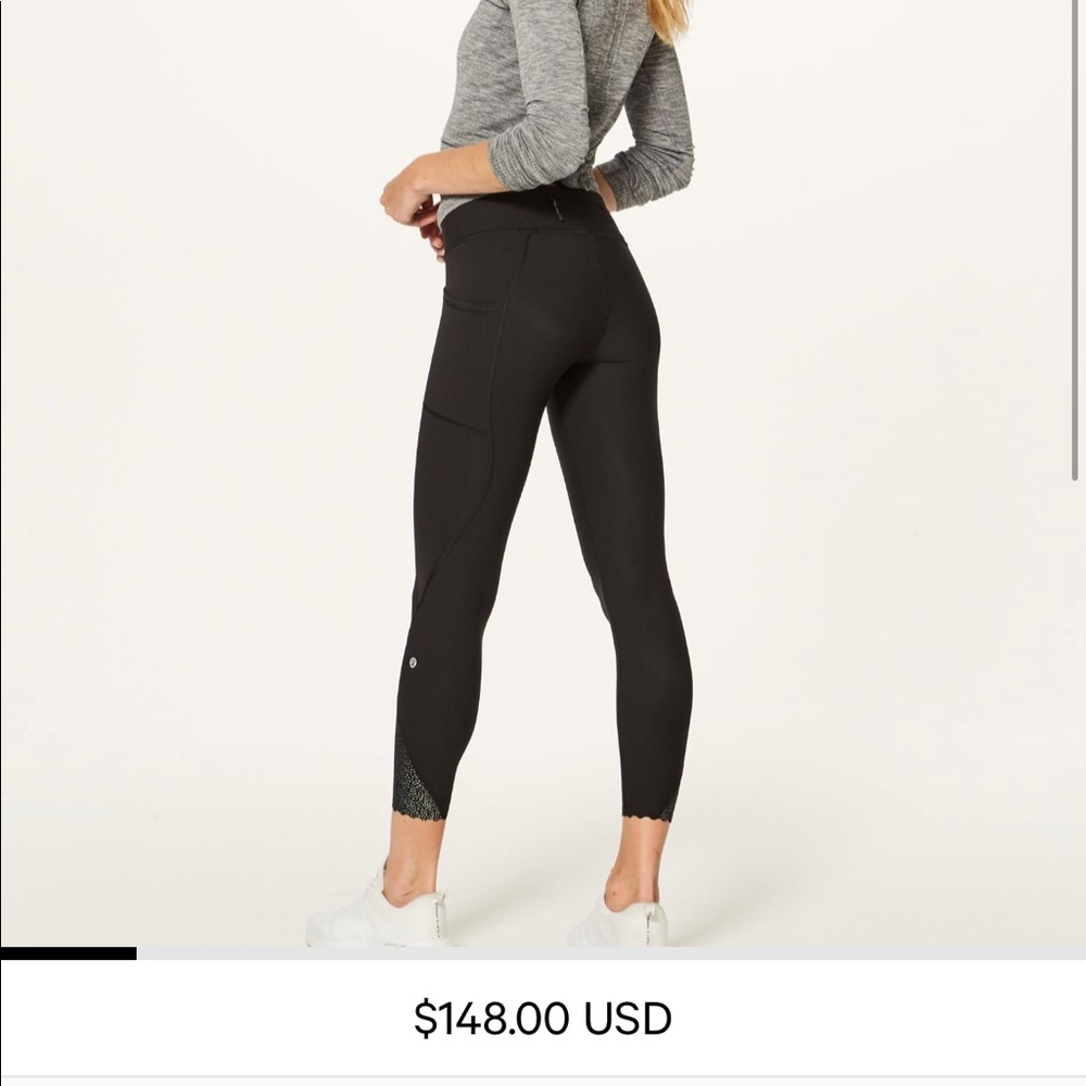 ⭐️LULULEMON “TIGHT STUFF” CROPPED LEGGINGS⭐️